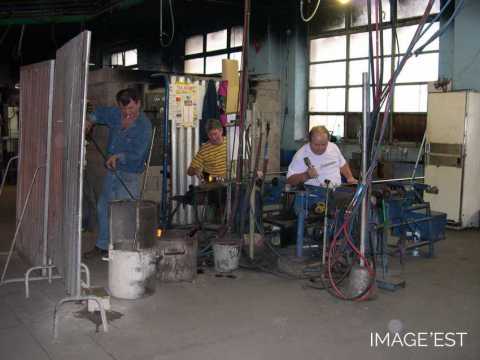 Fabrication de verres à pieds (Portieux)